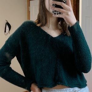 cropped pacsun sweater !!